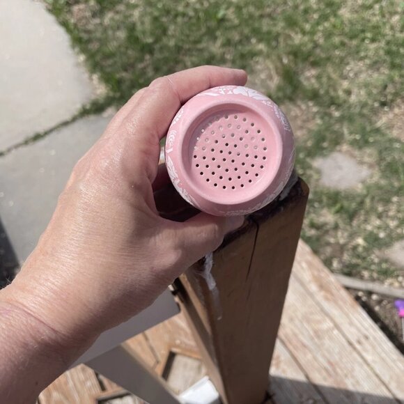 Once Upon a Book Club Bridgerton When He Was Wicked Pink Floral Tea Strainer - Picture 5 of 6